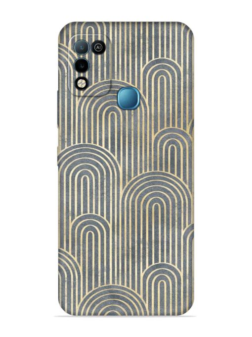 Art Deco Style Embossed Soft Silicone Case for Infinix Hot 10 Play Zapvi