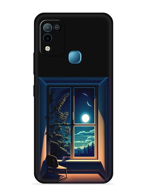 Night View At Window Embossed Soft Silicone Case for Infinix Hot 10 Play Zapvi