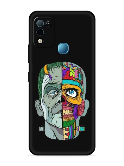 Men Vs Skull Embossed Soft Silicone Case for Infinix Hot 10 Play Zapvi