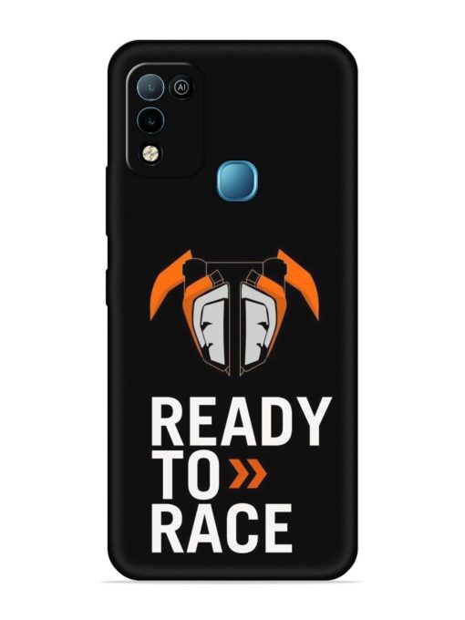 Ready To Race Embossed Soft Silicone Case for Infinix Hot 10 Play Zapvi