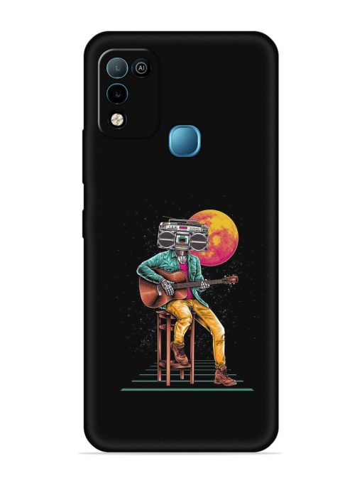 Minimalist Music Embossed Soft Silicone Case for Infinix Hot 10 Play