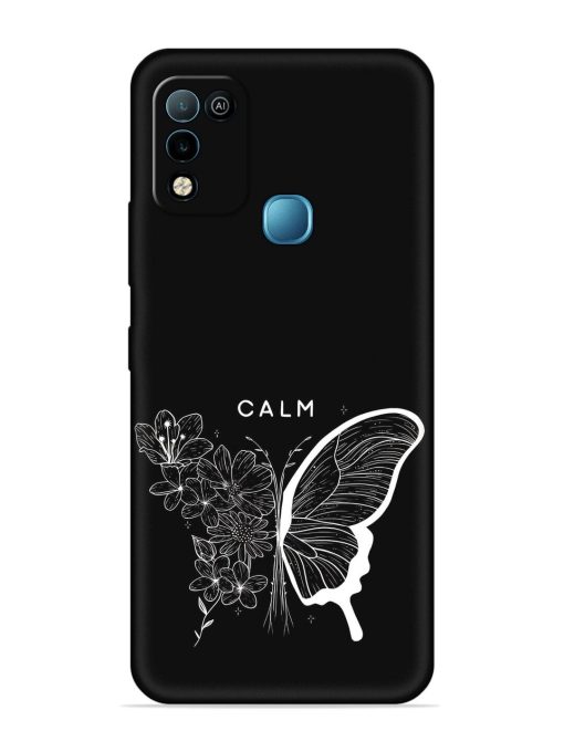 Calm Embossed Soft Silicone Case for Infinix Hot 10 Play Zapvi