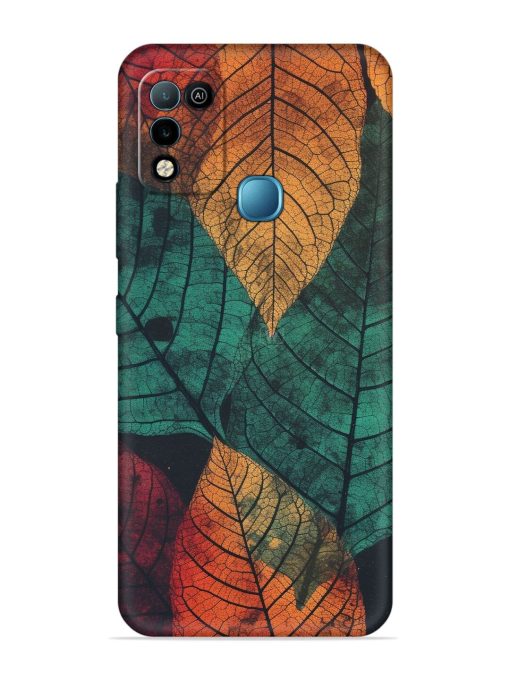 Leaves Artwork Embossed Soft Silicone Case for Infinix Hot 10 Play