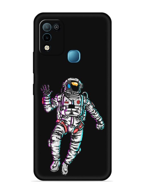 Spaceman Embossed Soft Silicone Case for Infinix Hot 10 Play Zapvi