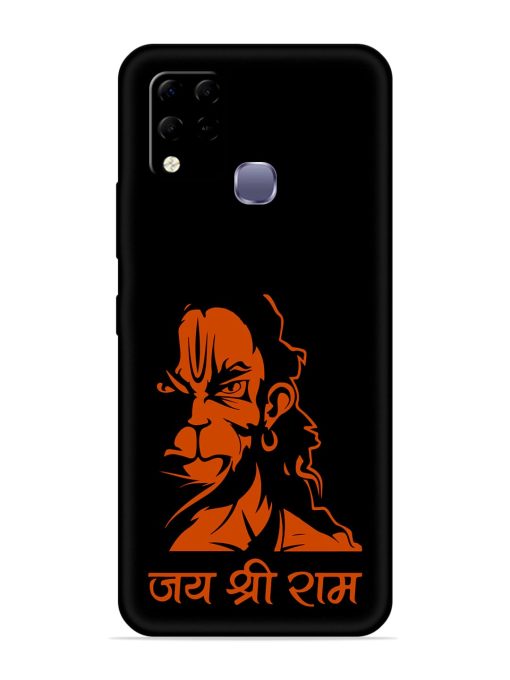 Angry Hanuman Embossed Soft Silicone Case for Infinix Hot 10S Zapvi