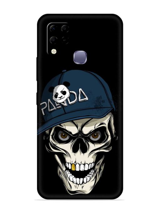 Panda Skull Embossed Soft Silicone Case for Infinix Hot 10S