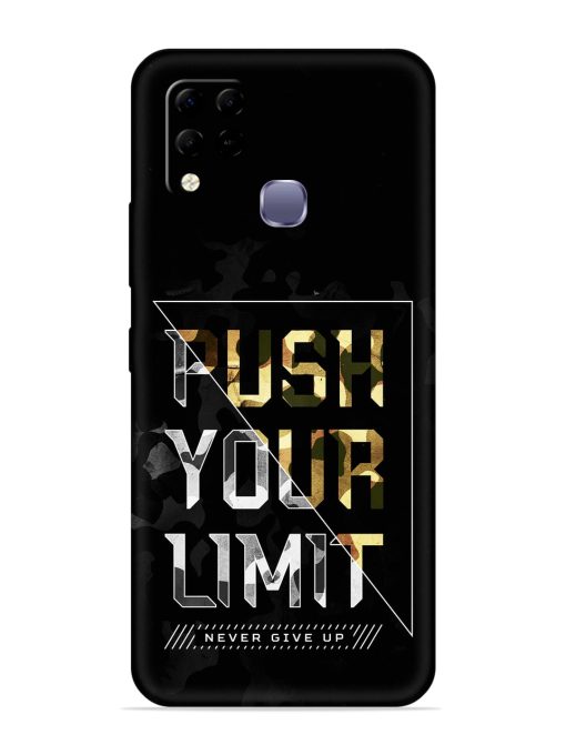 Push Your Limits Embossed Soft Silicone Case for Infinix Hot 10S