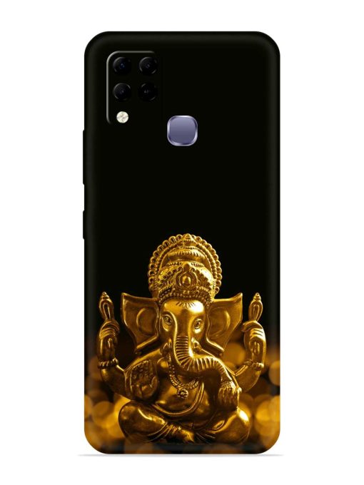 Lord Ganesha Indian Festival Embossed Soft Silicone Case for Infinix Hot 10S Zapvi