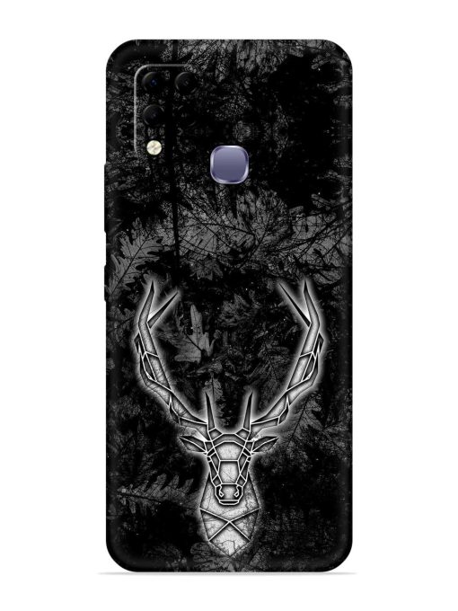 Ancient Deer Embossed Soft Silicone Case for Infinix Hot 10S Zapvi