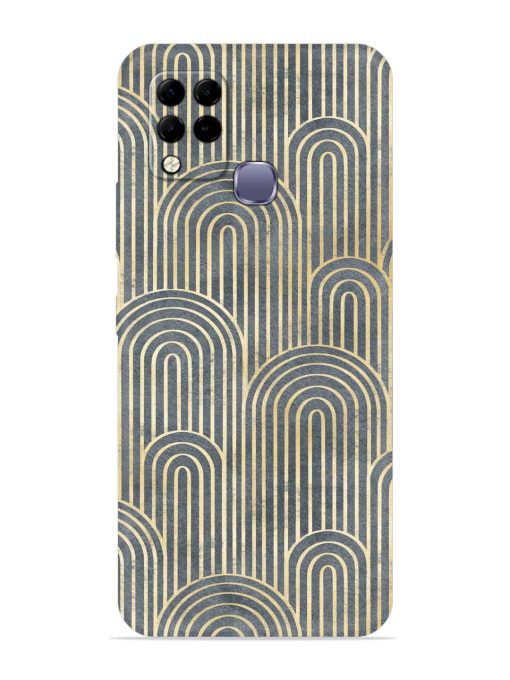 Art Deco Style Embossed Soft Silicone Case for Infinix Hot 10S Zapvi