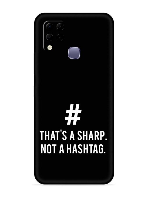 Thats Sharp Not Embossed Soft Silicone Case for Infinix Hot 10S Zapvi