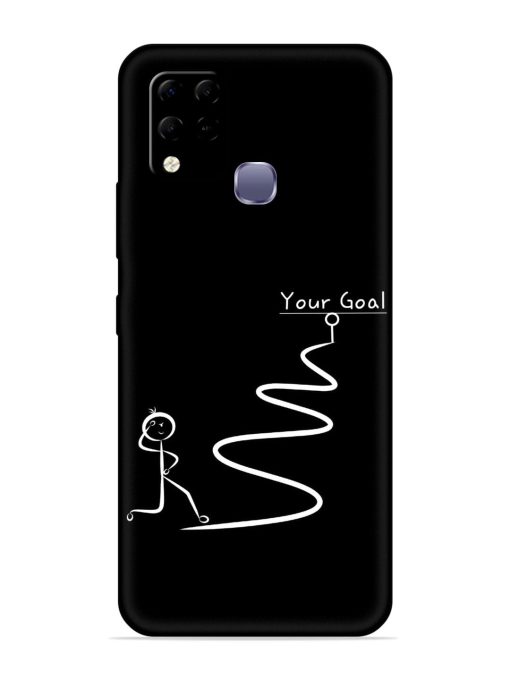 Your Goal Embossed Soft Silicone Case for Infinix Hot 10S