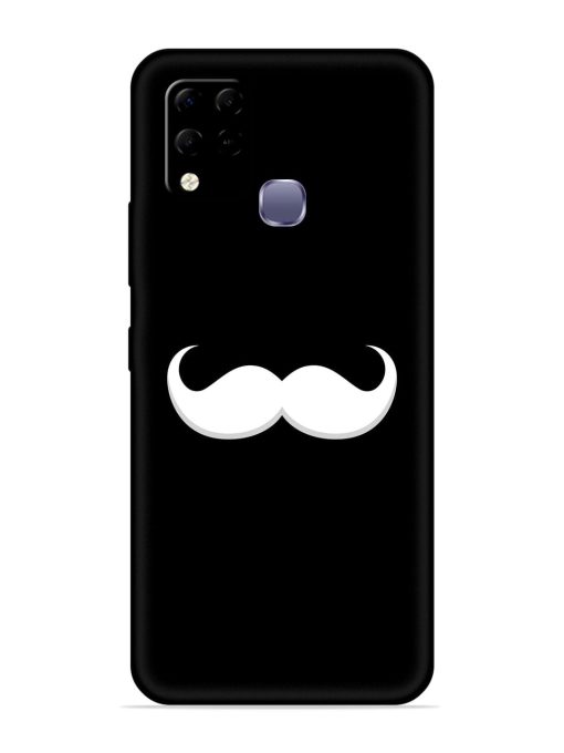 Mustache Vector Embossed Soft Silicone Case for Infinix Hot 10S