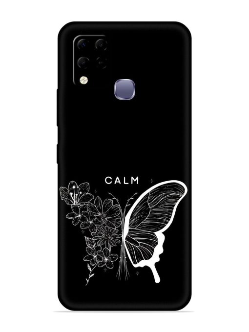 Calm Embossed Soft Silicone Case for Infinix Hot 10S Zapvi