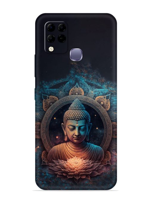 Gautam Buddha Embossed Soft Silicone Case for Infinix Hot 10S