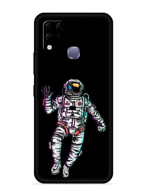 Spaceman Embossed Soft Silicone Case for Infinix Hot 10S