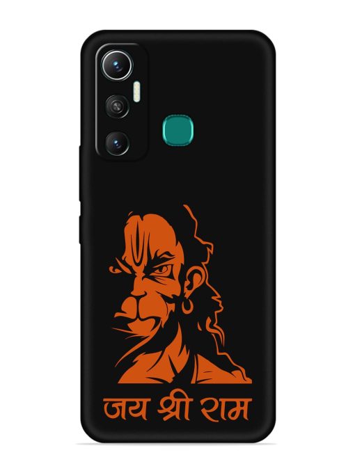 Angry Hanuman Embossed Soft Silicone Case for Infinix Hot 11 (2021) Zapvi