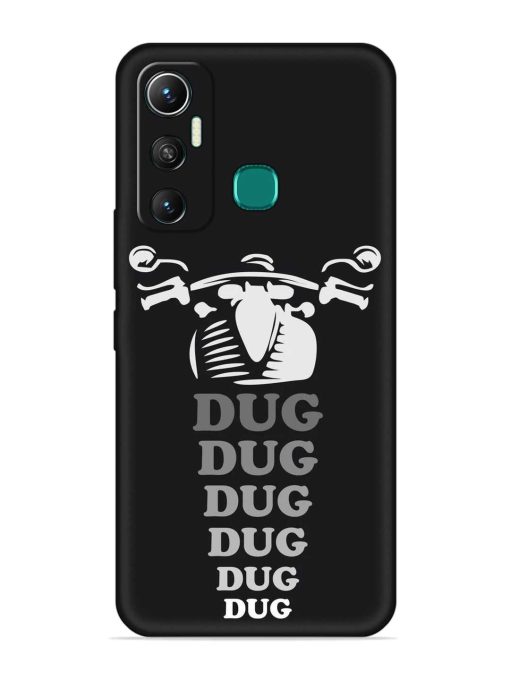 Dug Dug Dug Embossed Soft Silicone Case for Infinix Hot 11 (2021) Zapvi