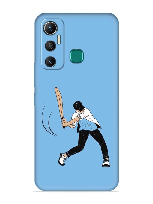 Cricket Gully Boy Embossed Soft Silicone Case for Infinix Hot 11 (2021) Zapvi