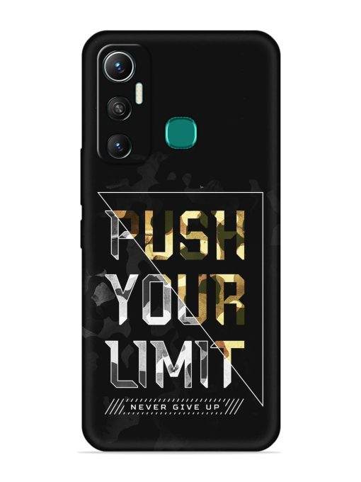 Push Your Limits Embossed Soft Silicone Case for Infinix Hot 11 (2021) Zapvi