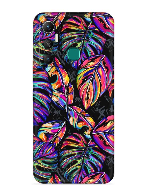 Tropical Seamless Vector Embossed Soft Silicone Case for Infinix Hot 11 (2021) Zapvi