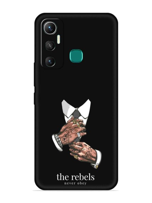 Rebels Slogan Man Embossed Soft Silicone Case for Infinix Hot 11 (2021) Zapvi