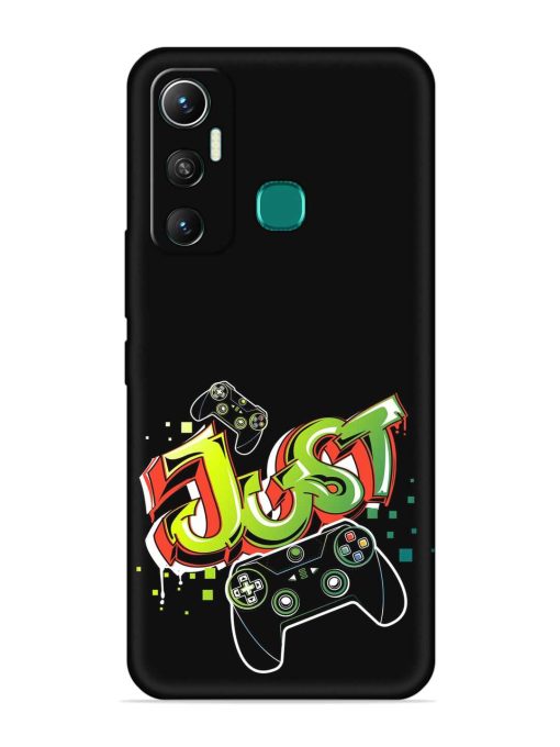 Graffiti Gamepad Illustration Embossed Soft Silicone Case for Infinix Hot 11 (2021) Zapvi