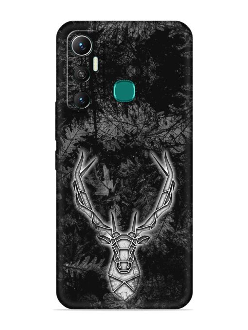 Ancient Deer Embossed Soft Silicone Case for Infinix Hot 11 (2021) Zapvi