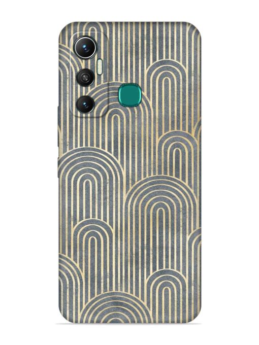 Art Deco Style Embossed Soft Silicone Case for Infinix Hot 11 (2021) Zapvi