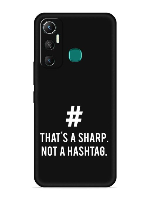 Thats Sharp Not Embossed Soft Silicone Case for Infinix Hot 11 (2021) Zapvi