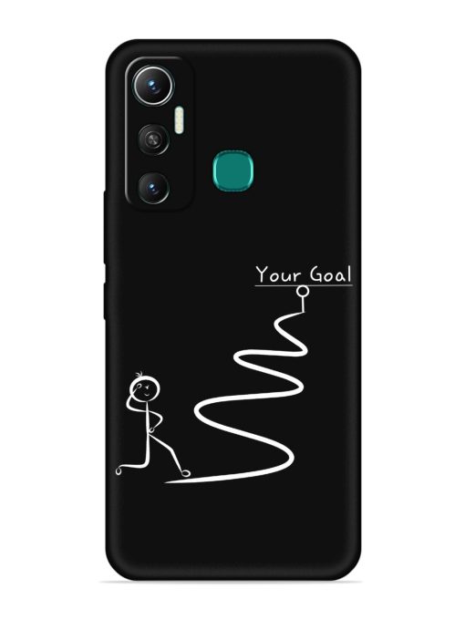 Your Goal Embossed Soft Silicone Case for Infinix Hot 11 (2021) Zapvi