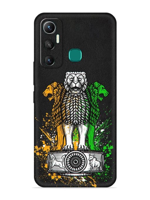 Pillars Of Ashoka Embossed Soft Silicone Case for Infinix Hot 11 (2021) Zapvi