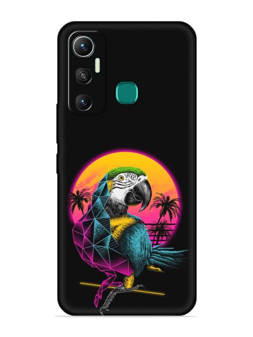 Rad Parrot Embossed Soft Silicone Case for Infinix Hot 11 (2021) Zapvi