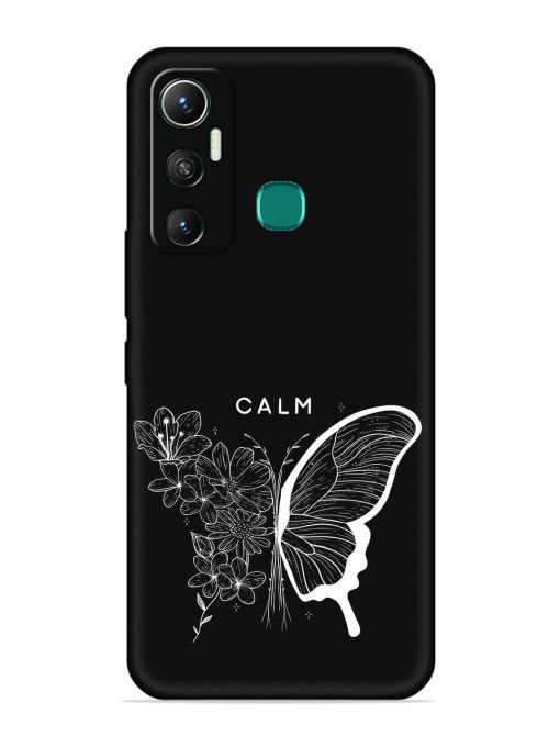 Calm Embossed Soft Silicone Case for Infinix Hot 11 (2021) Zapvi