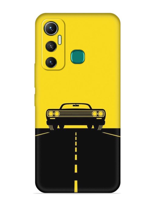 Classic Car Embossed Soft Silicone Case for Infinix Hot 11 (2021) Zapvi