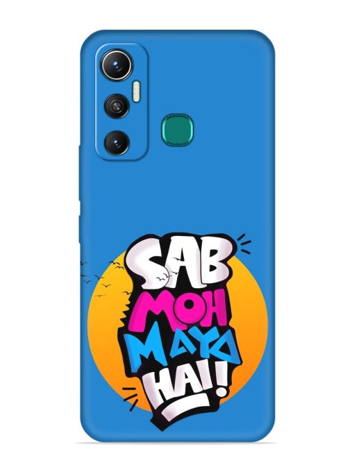 Sab Moh Moya Embossed Soft Silicone Case for Infinix Hot 11 (2021) Zapvi