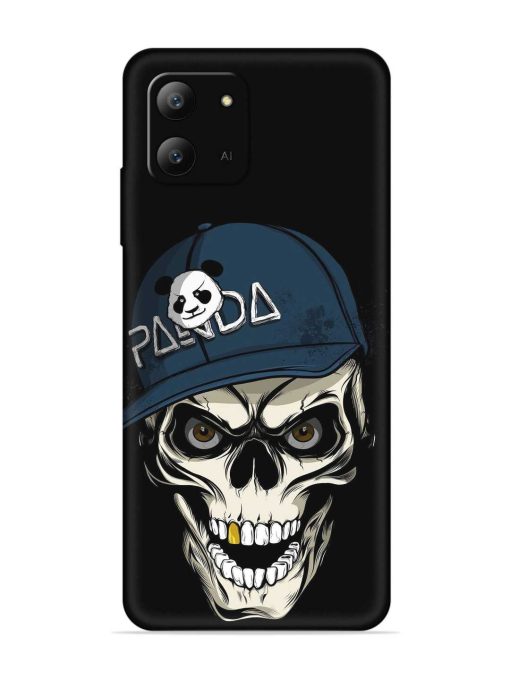 Panda Skull Embossed Soft Silicone Case for Infinix Hot 11 (2022) Zapvi