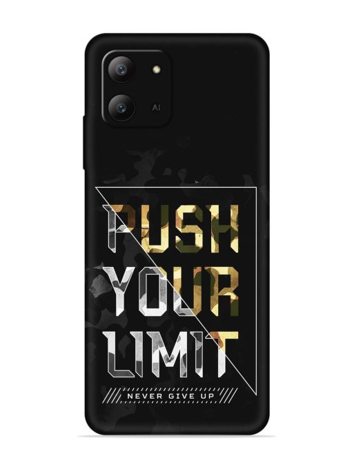 Push Your Limits Embossed Soft Silicone Case for Infinix Hot 11 (2022) Zapvi