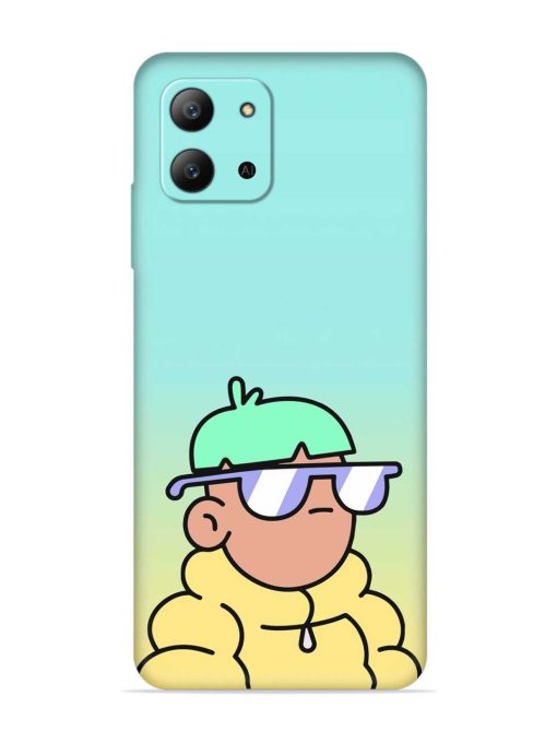 Doodles Cool Character Embossed Soft Silicone Case for Infinix Hot 11 (2022) Zapvi