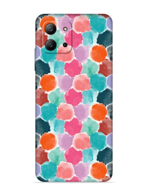 Colorful Seamless Pattern Embossed Soft Silicone Case for Infinix Hot 11 (2022) Zapvi