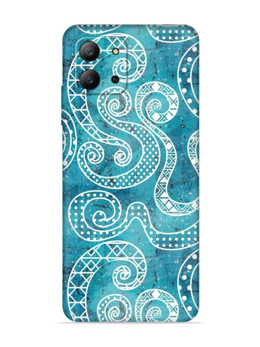 Vintage Curved Seamless Embossed Soft Silicone Case for Infinix Hot 11 (2022) Zapvi