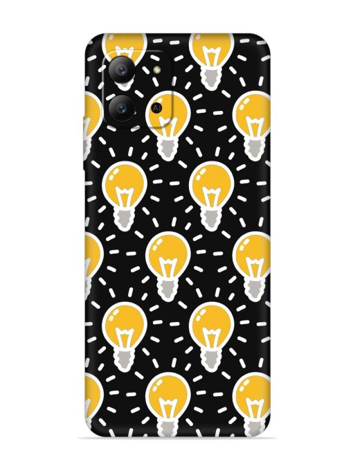 Light Bulb Seamless Embossed Soft Silicone Case for Infinix Hot 11 (2022) Zapvi