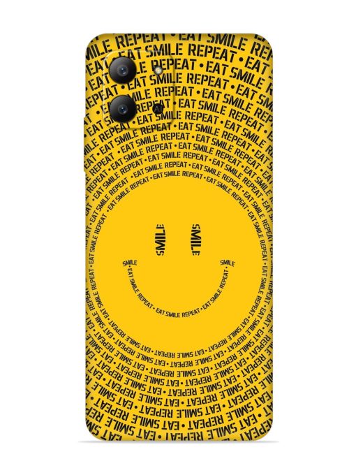 Smiley Embossed Soft Silicone Case for Infinix Hot 11 (2022) Zapvi