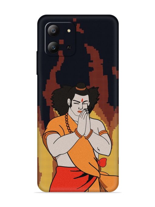 Shree Ram Vector Embossed Soft Silicone Case for Infinix Hot 11 (2022) Zapvi