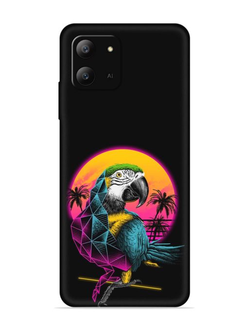 Rad Parrot Embossed Soft Silicone Case for Infinix Hot 11 (2022) Zapvi