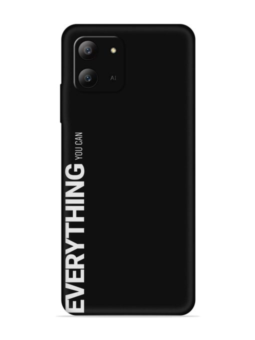 Everything You Can Embossed Soft Silicone Case for Infinix Hot 11 (2022) Zapvi