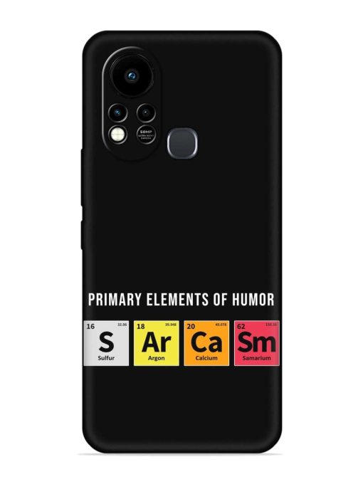 Primary Elements Humor Embossed Soft Silicone Case for Infinix Hot 11S Zapvi