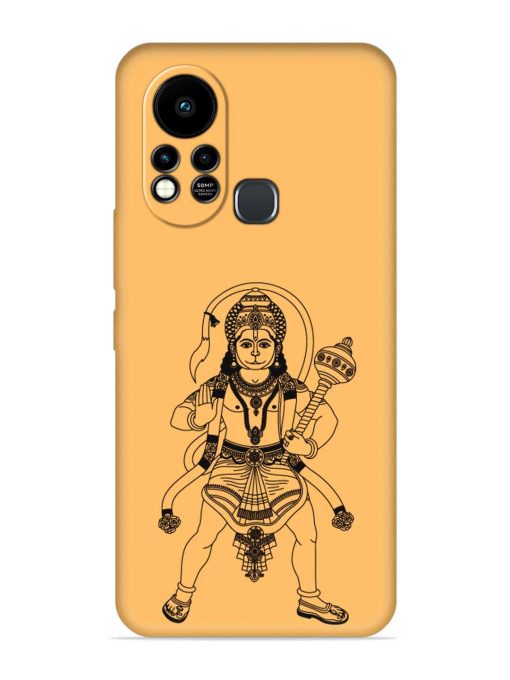 Indian God Hanuman Embossed Soft Silicone Case for Infinix Hot 11S