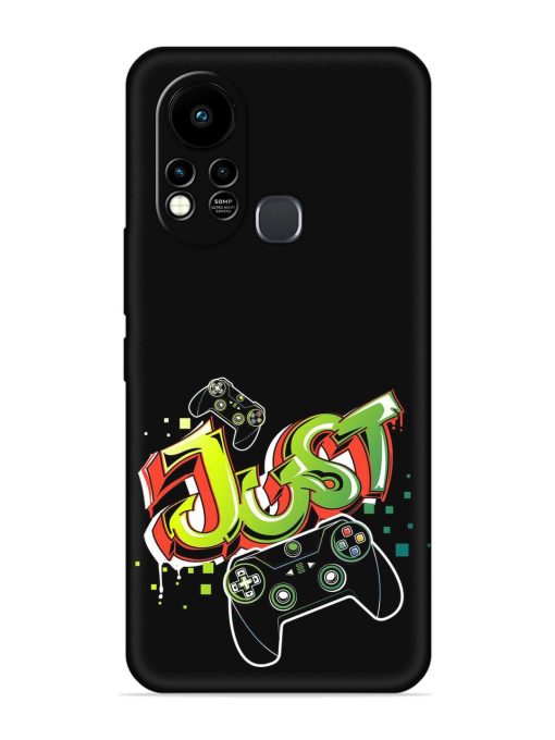 Graffiti Gamepad Illustration Embossed Soft Silicone Case for Infinix Hot 11S Zapvi