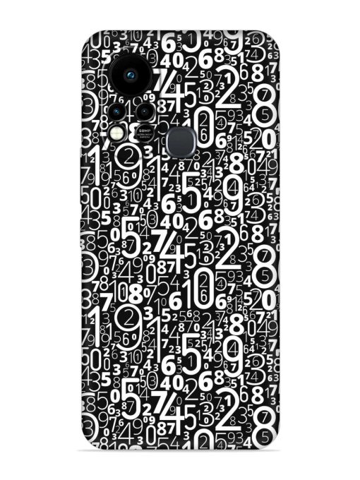 Many Numbers Different Embossed Soft Silicone Case for Infinix Hot 11S